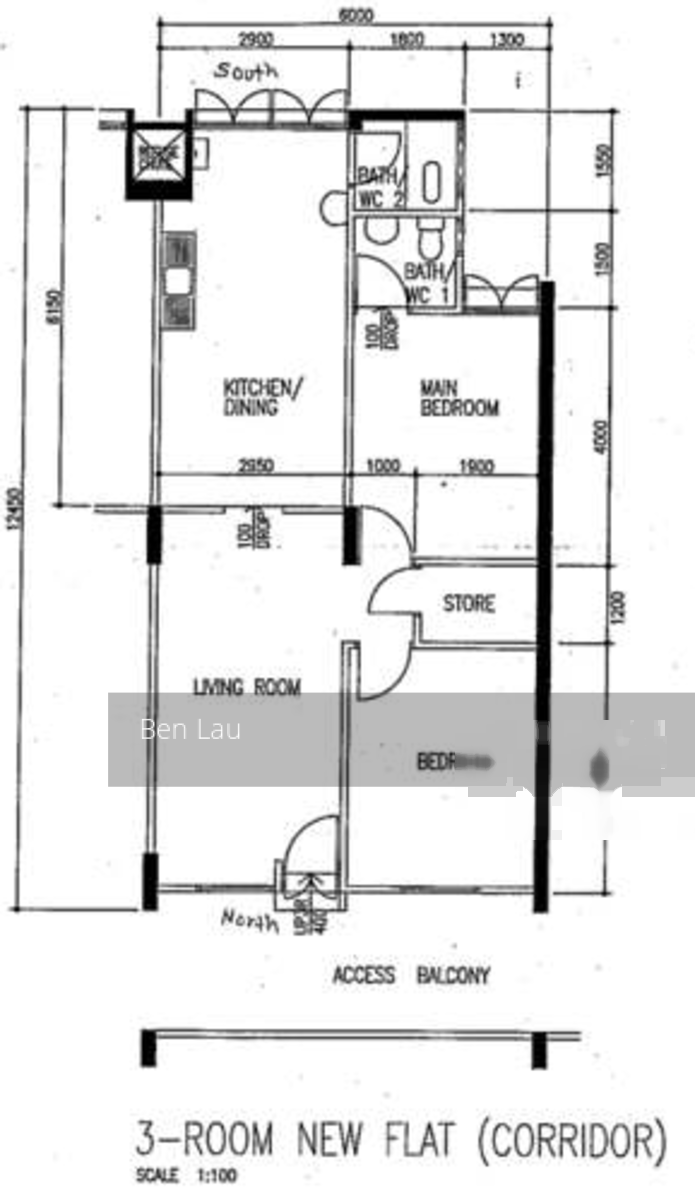 Blk 602 Clementi West Street 1 (Clementi), HDB 3 Rooms #201824112